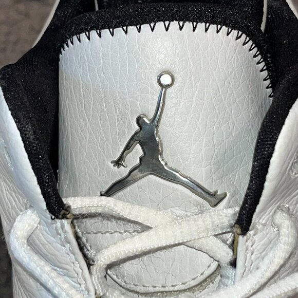 NIKE AIR JORDAN ENHANCER 2007 High Top Sneakers Kicks White/Black Like New 11.5 main image 11